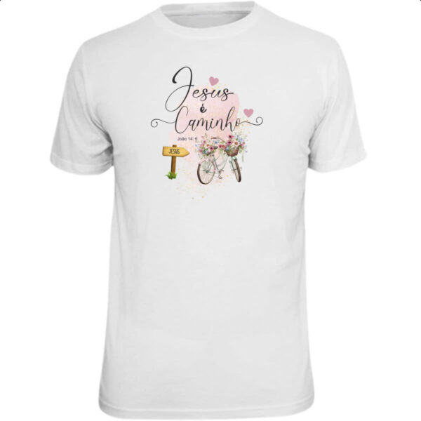 Camiseta Unissex Jesus e o caminho