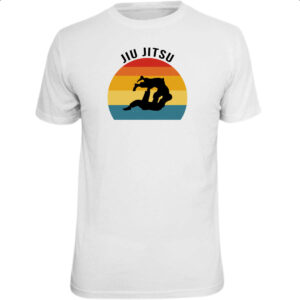 Camiseta Unissex Jiu-Jitsu Silhueta Sunset