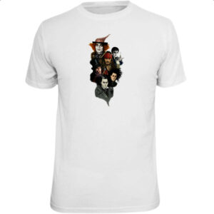 Camiseta Unissex Johnny Depp Characters