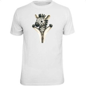 Camiseta Unissex Zebra no ziper