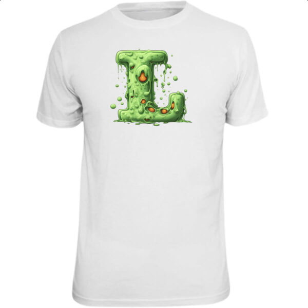 Camiseta Unissex Zumbi Alfabeto Letra L