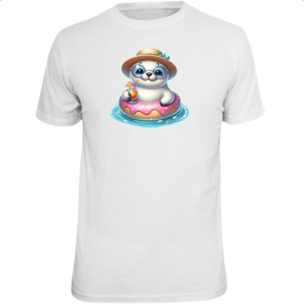 Camiseta Unissex Foca na boia