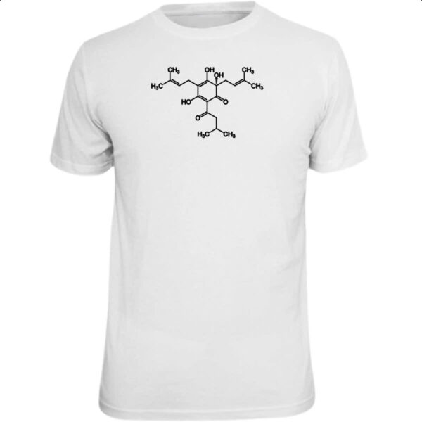 Camiseta Unissex Formula quimica da cerveja