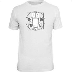 Camiseta Unissex Fusca Vitruviano Da Vinci