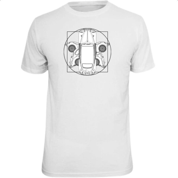 Camiseta Unissex Fusca Vitruviano Da Vinci