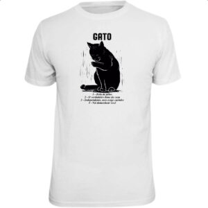 Camiseta Unissex Gato explicacao