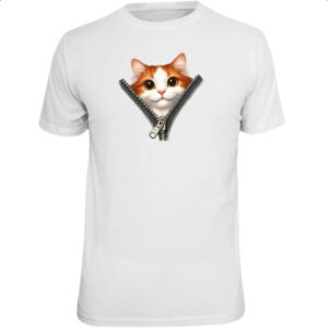 Camiseta Unissex Gato Turco van no ziper