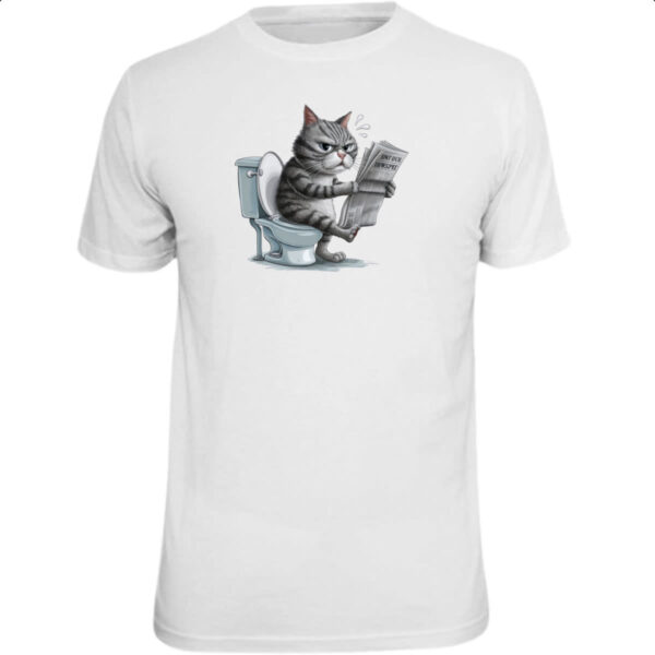 Camiseta Unissex Gato na sala de forca