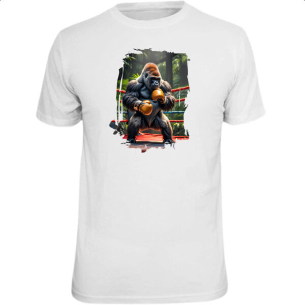 Camiseta Unissex Gorila pugilista