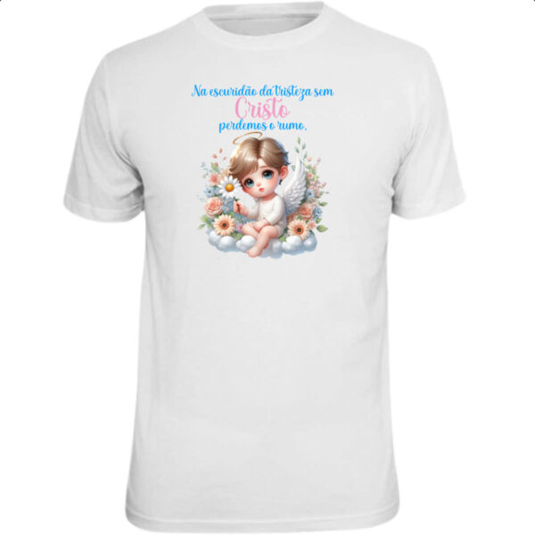 Camiseta Unissex Anjo escuridao da tristeza
