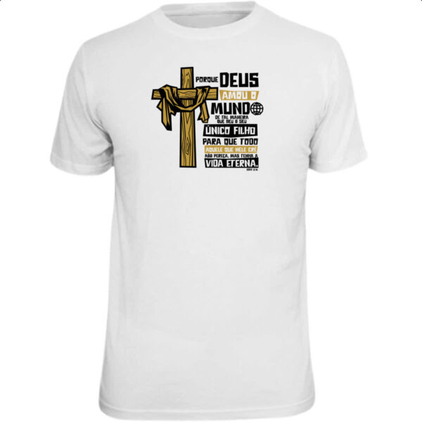 Camiseta Unissex Gospel Joao 3.16