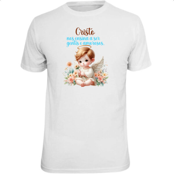 Camiseta Unissex Anjo gentil e amoroso