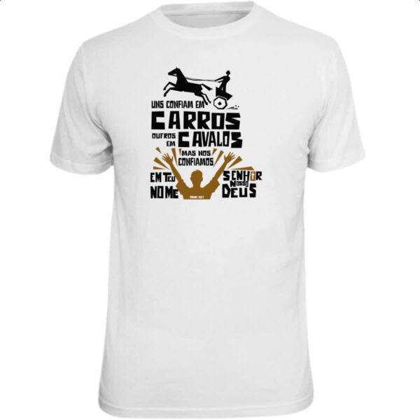 Camiseta Unissex Gospel Salmos 20.7