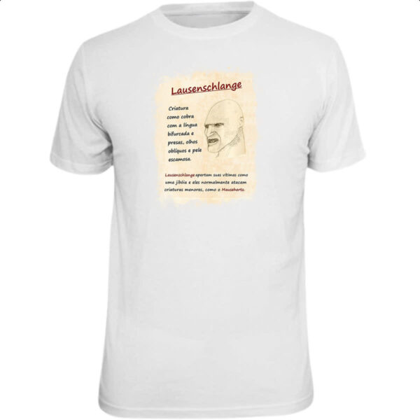 Camiseta Unissex Grimm Livro Lausenchlange
