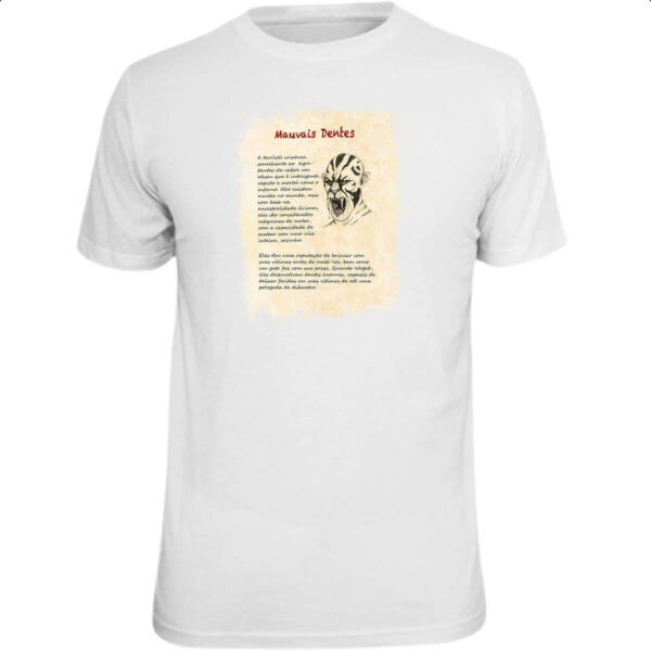 Camiseta Unissex Grimm Livro Mauvais Dentes