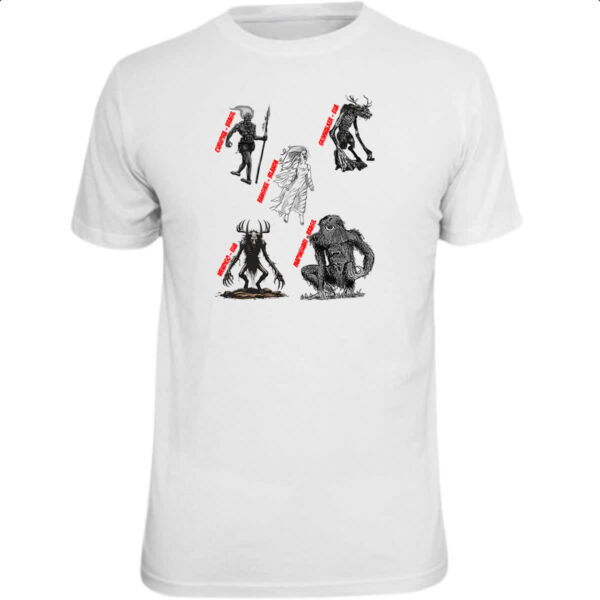 Camiseta Unissex Gritos na floresta lendas