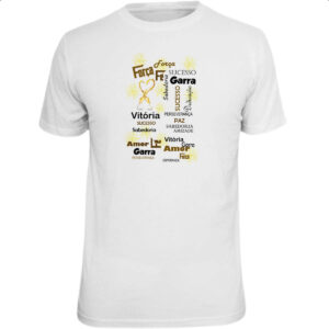 Camiseta Unissex Ano Novo Forca Fe Garra