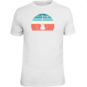 Camiseta Unissex Guitarra Sunset Art