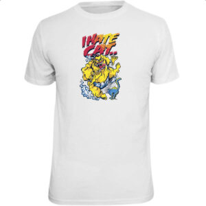 Camiseta Unissex I hate cat