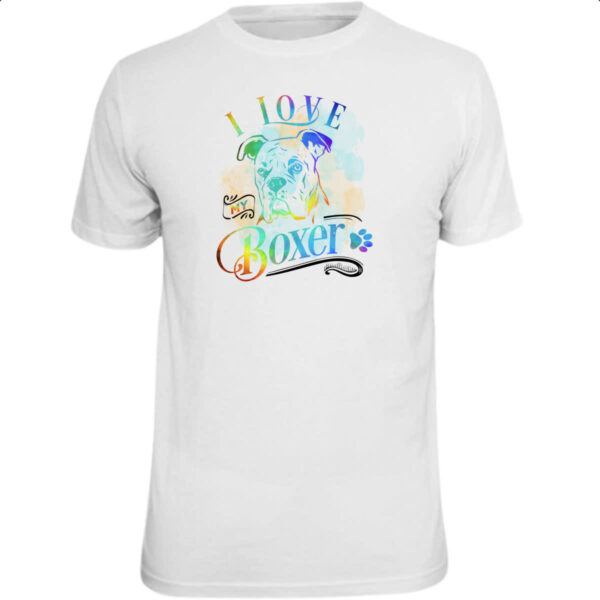 Camiseta Unissex I love my Boxer