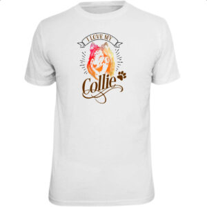 Camiseta Unissex I love my Collie