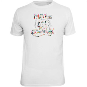 Camiseta Unissex I love my Daschshund