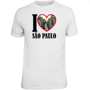 Camiseta Unissex I love sao paulo