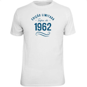 Camiseta Unissex Ano de safra 1962