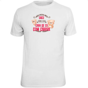 Camiseta Unissex Ironico nao encha meu