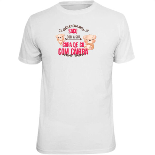 Camiseta Unissex Ironico nao encha meu