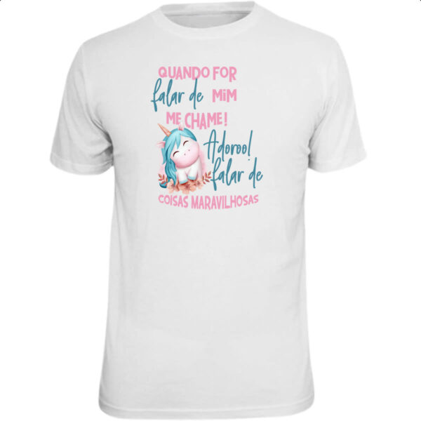 Camiseta Unissex Ironico quando for falar de mim