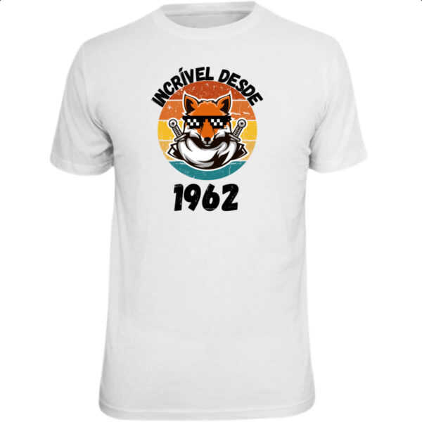 Camiseta Unissex Incrivel desde 1962