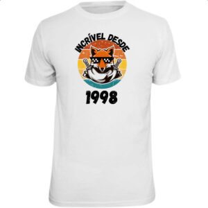 Camiseta Unissex Incrivel desde 1998