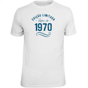 Camiseta Unissex Ano de safra 1970
