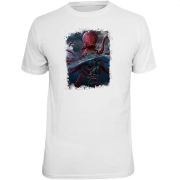 Camiseta Unissex Lendas do Mar Kraken 01