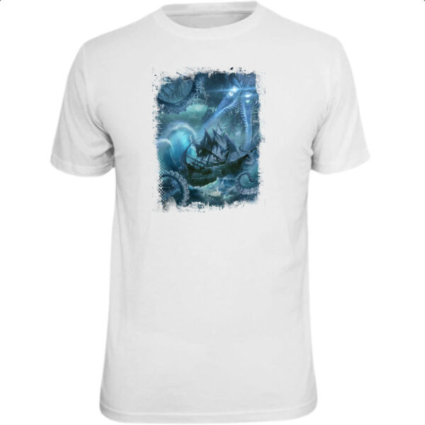 Camiseta Unissex Lendas do Mar Kraken 03