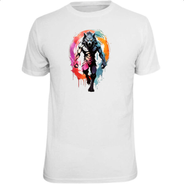 Camiseta Unissex Lobisomen splash art