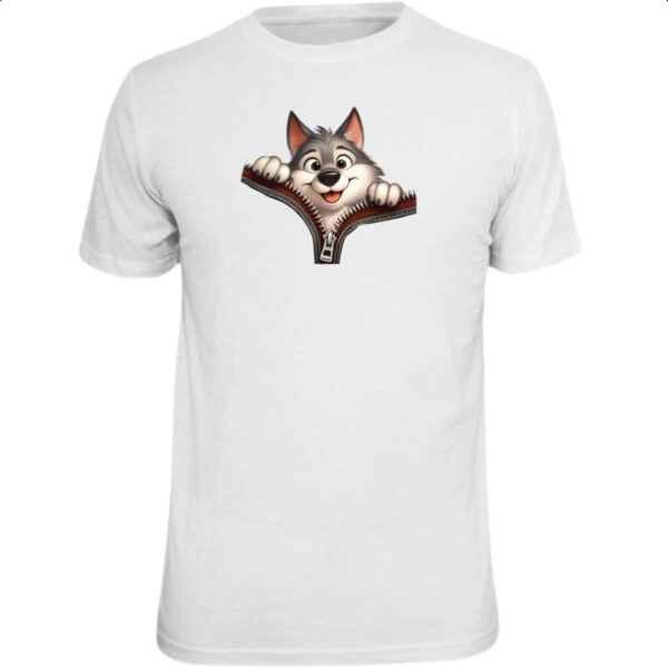 Camiseta Unissex Lobo no ziper