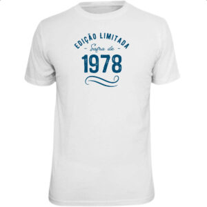 Camiseta Unissex Ano de safra 1978
