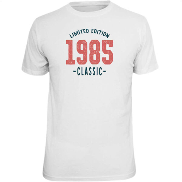 Camiseta Unissex Limited Edition Classic 1985