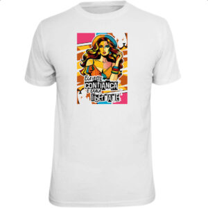 Camiseta Unissex Mulher exala liberdade