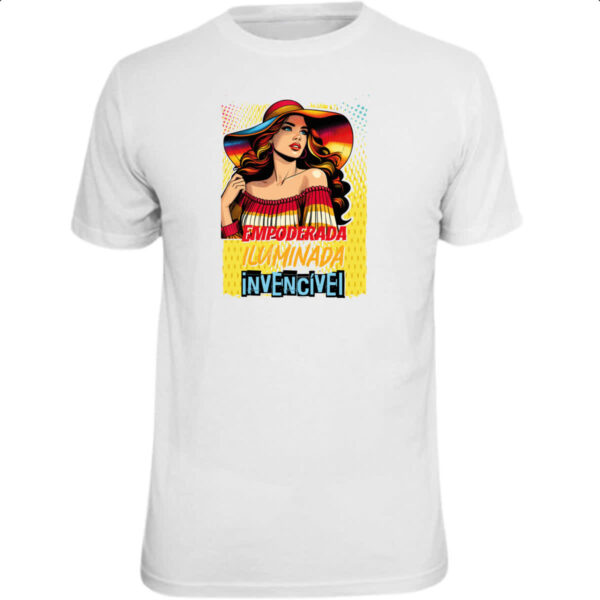 Camiseta Unissex Mulher invencivel