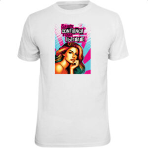 Camiseta Unissex Mulher veste confianca
