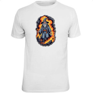 Camiseta Unissex Mago do fogo