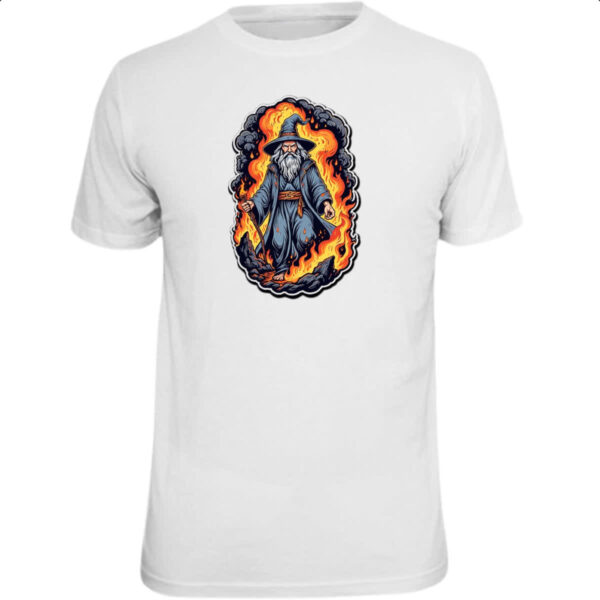Camiseta Unissex Mago do fogo