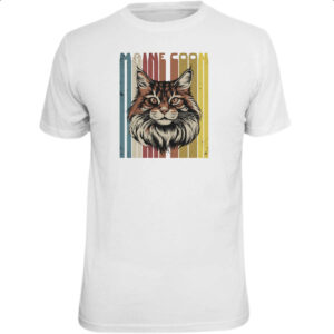Camiseta Unissex Maine Coon retro vintage