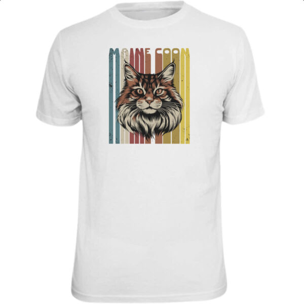 Camiseta Unissex Maine Coon retro vintage