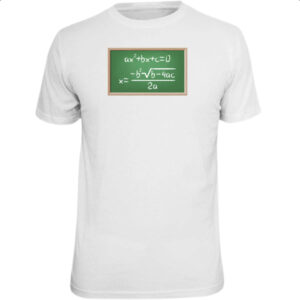 Camiseta Unissex Matematica equacao segundo grau