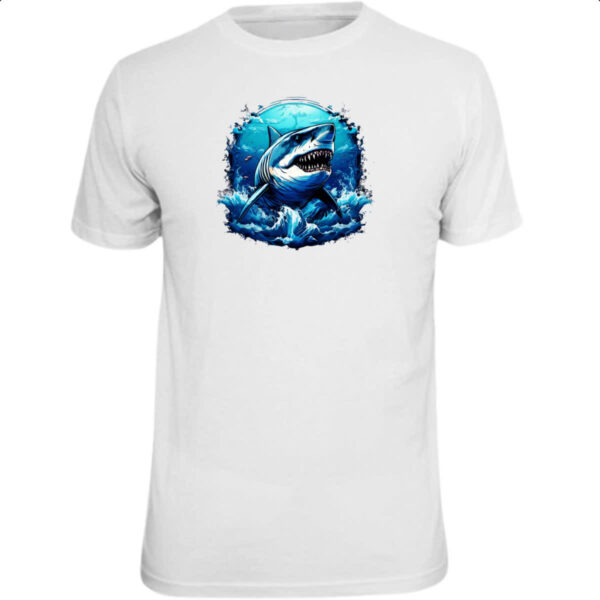 Camiseta Unissex Megalodom sea art