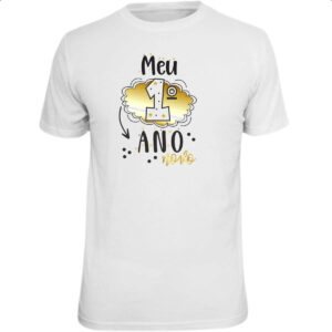 Camiseta Unissex Meu primeiro ano novo